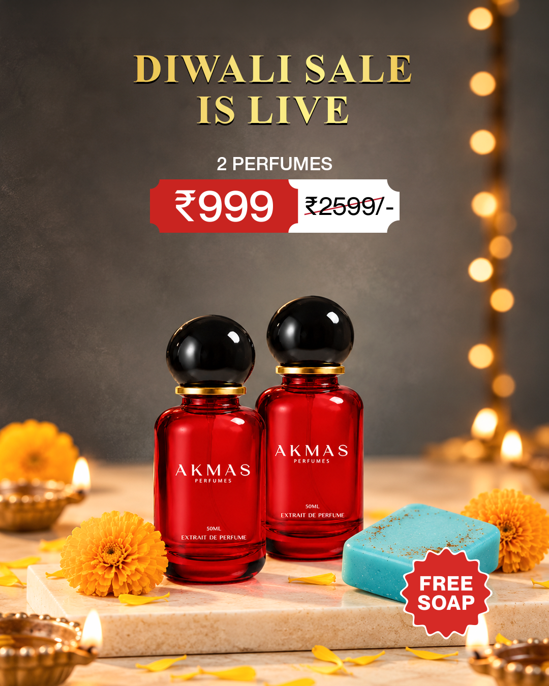 Buy any 2 perfumes for Rs 999